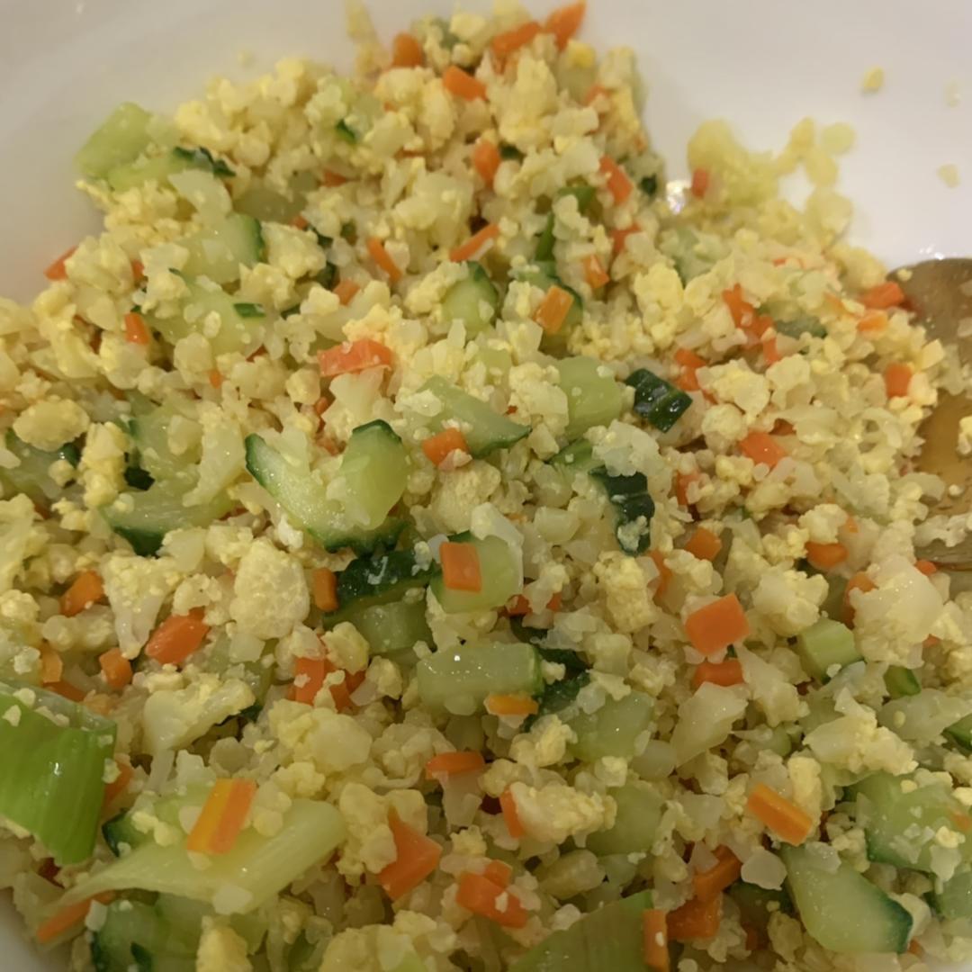 欧阳娜娜同款｜无米蛋炒饭，减肥妹子必学