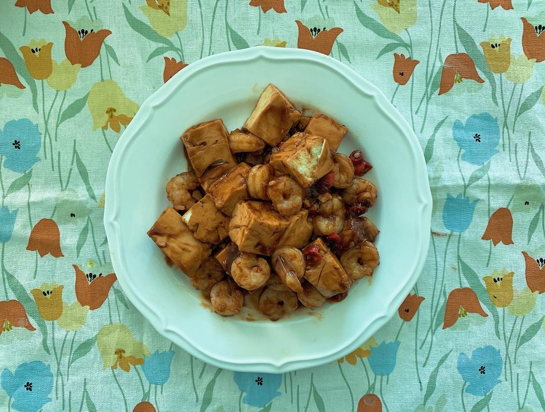 虾仁豆腐