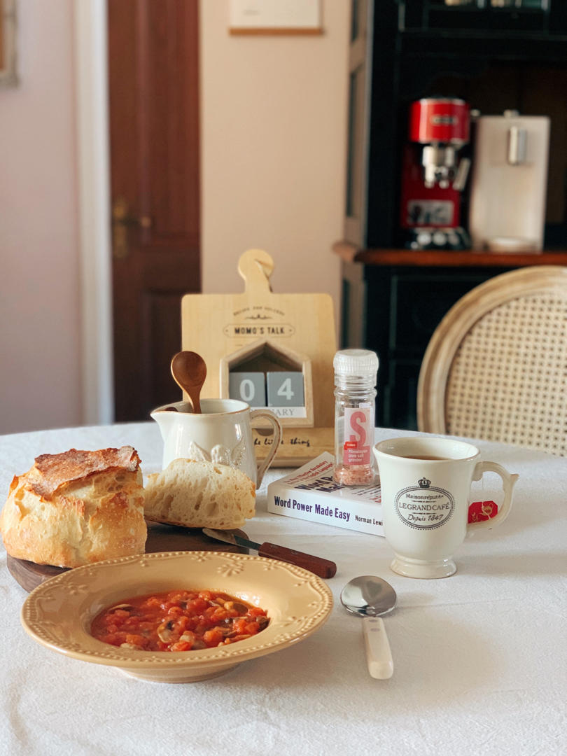 低卡！简单好操作的铸铁锅基础欧包(1080大卡）