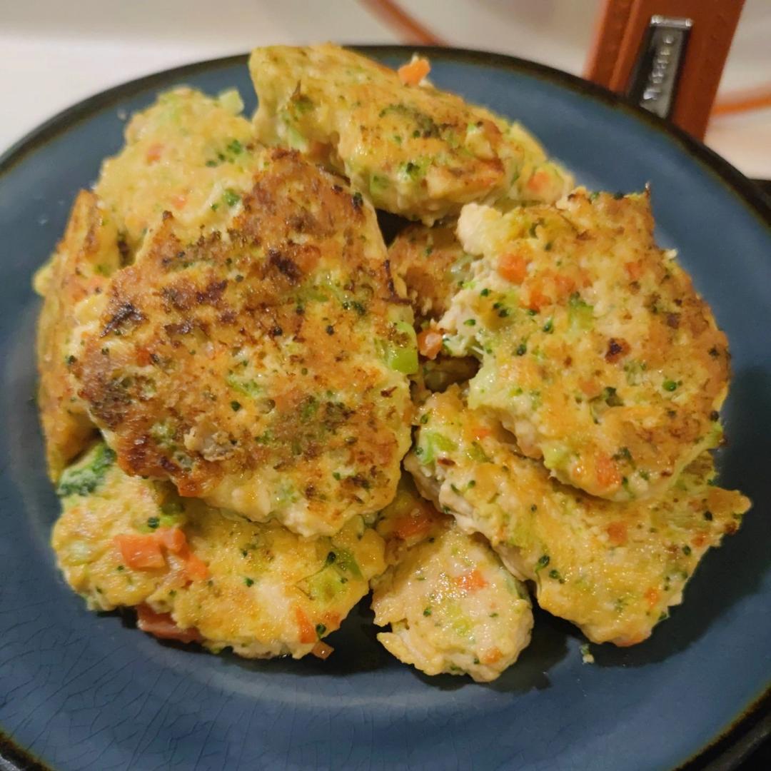 鸡胸肉豆腐蔬菜饼