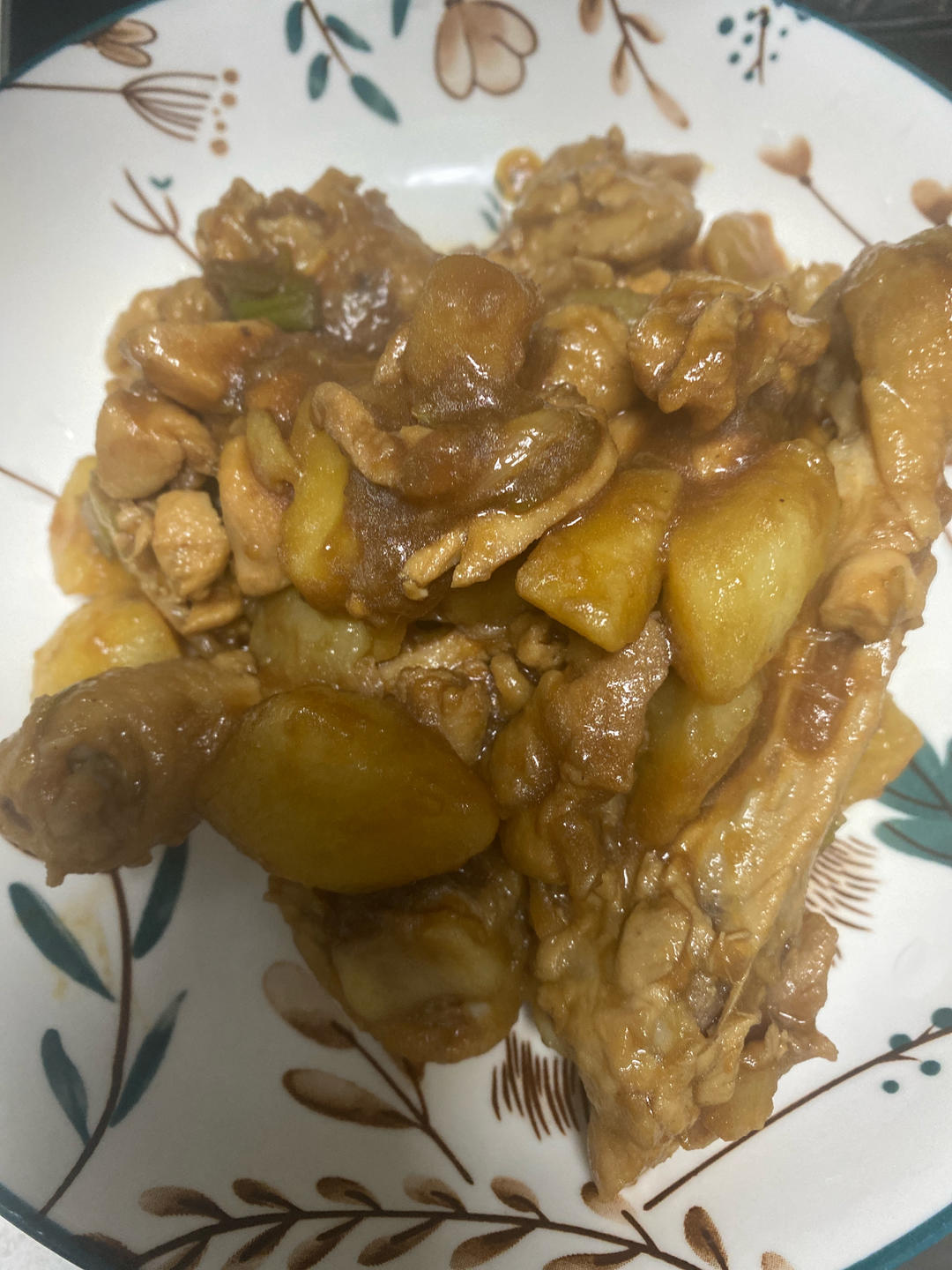 土豆焖鸡腿