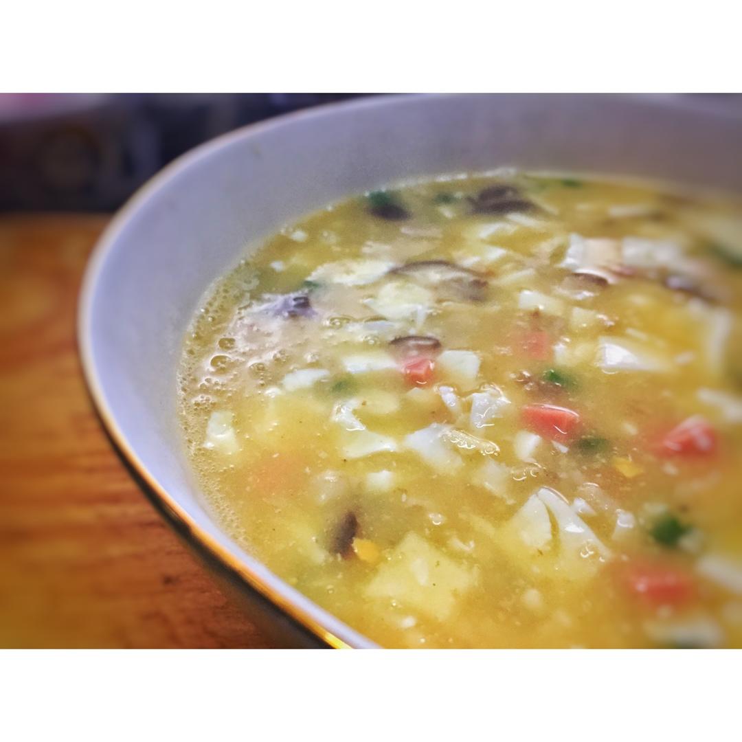 咸蛋烧豆腐～～孩子爱吃的下饭菜！