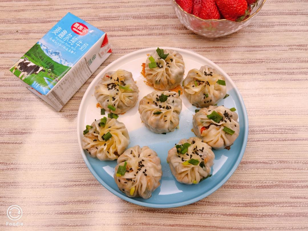 饺子皮版生煎包