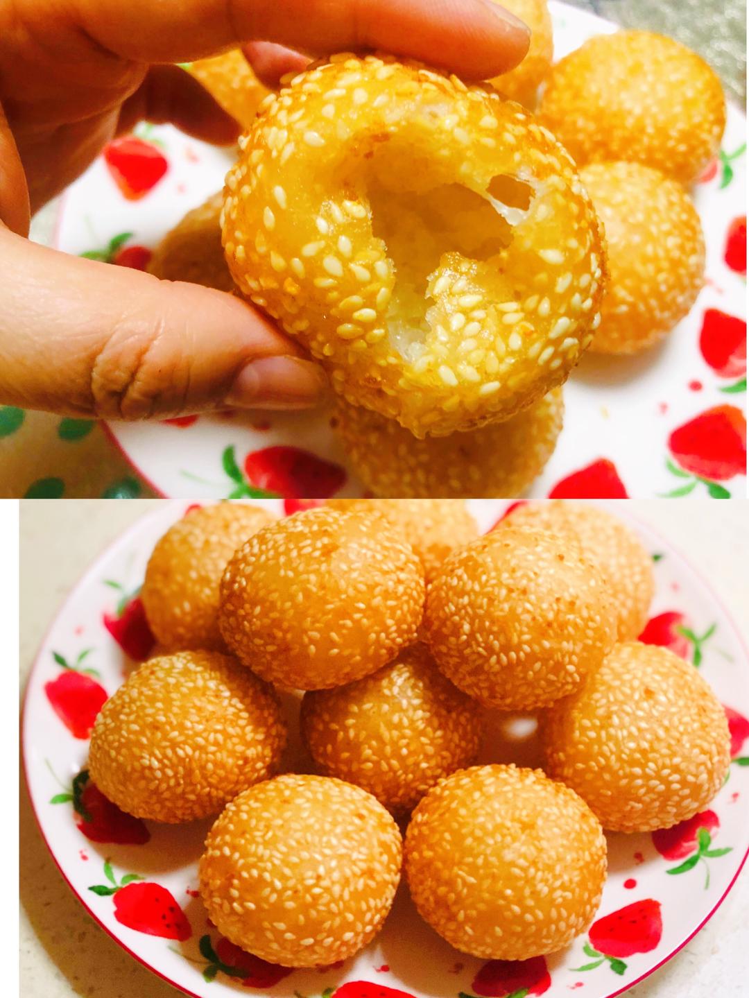 超级容易做的“空心麻球”