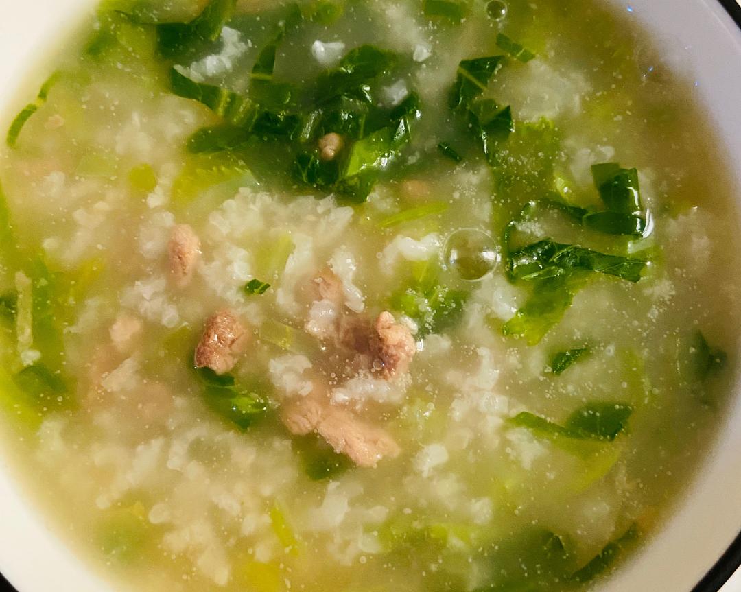 芥菜瘦肉粥
