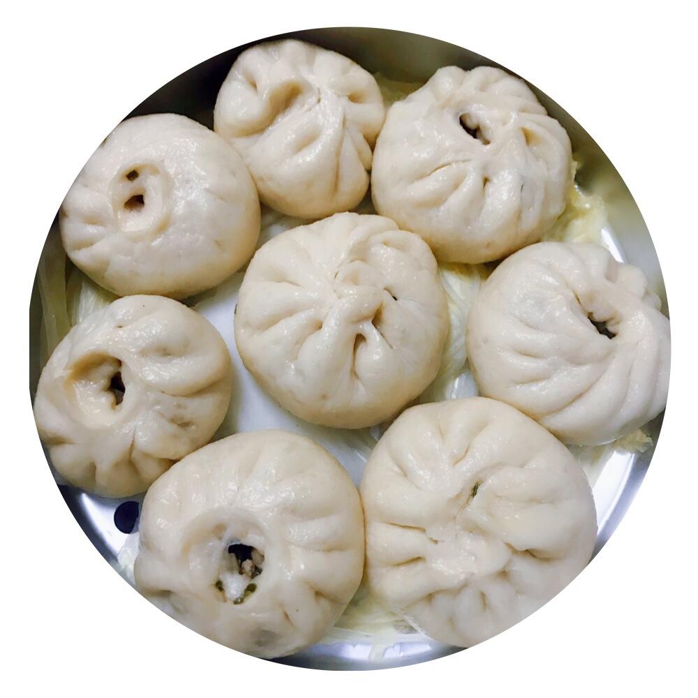 手工包子（肚脐包）