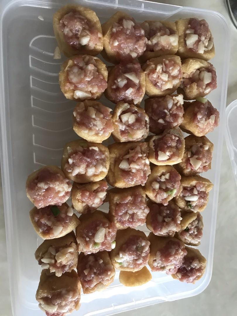 简单容易的酿豆腐