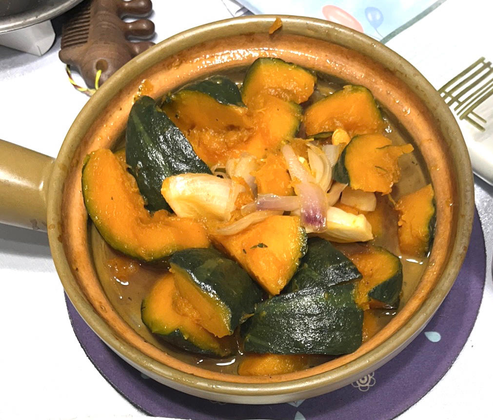 酱香＆蒜香南瓜煲（甘甜健脾.助消食）