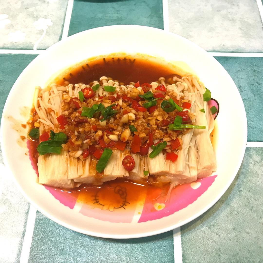 剁椒蒸金针菇