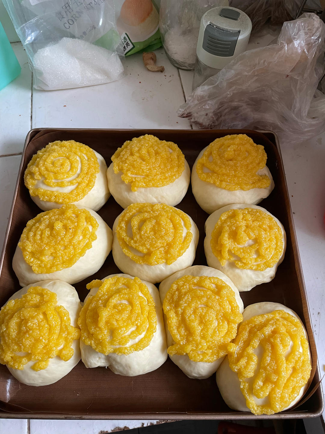 牛奶红豆小餐包