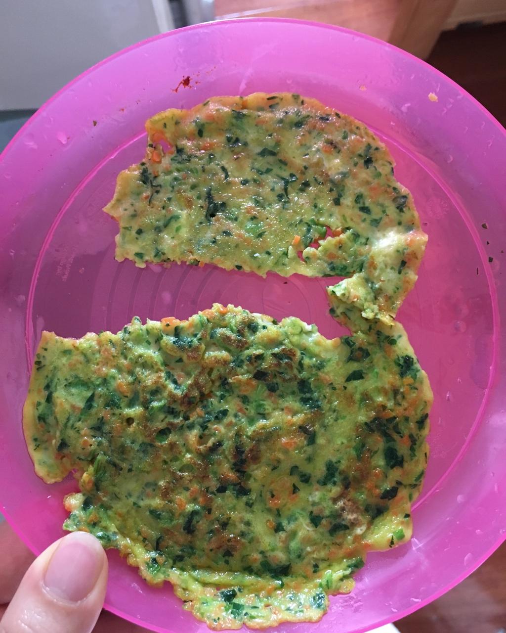 胡萝卜西兰花鸡蛋饼