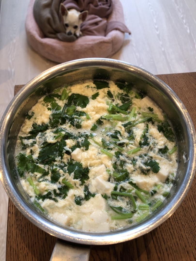 香菜豆腐羹
