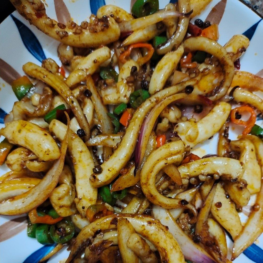 香辣鱿鱼须｜秒杀路边摊