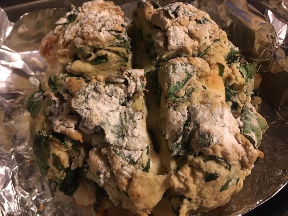 菠菜南瓜奶酪丹波面包丨健康·烘焙