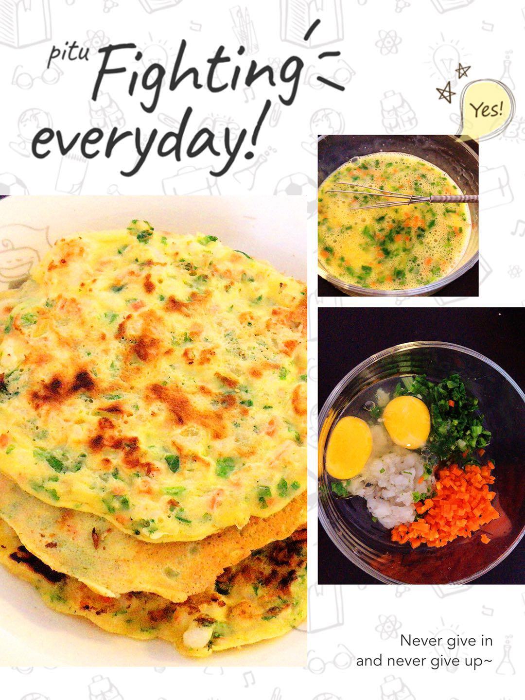 DIY蔬菜鸡蛋煎饼