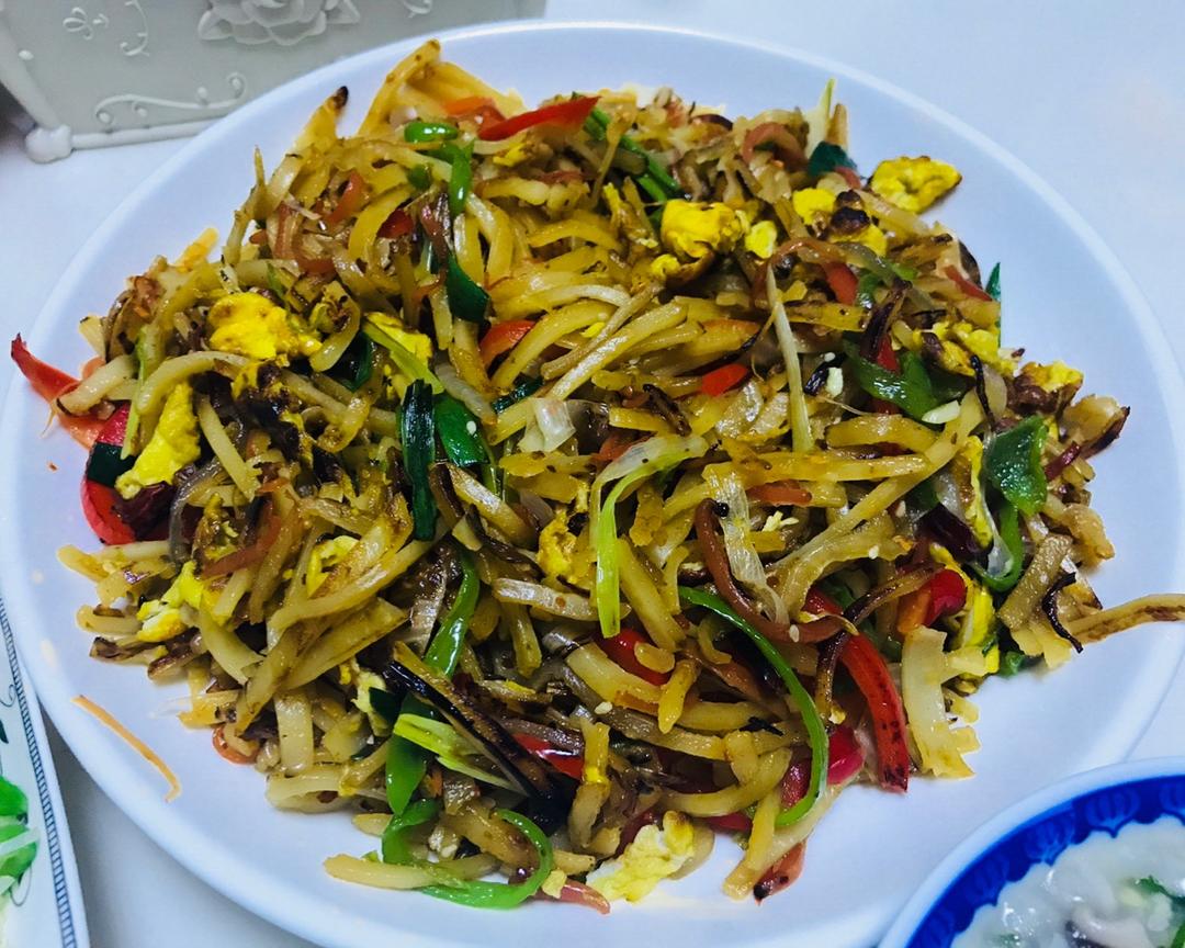 陕西私房炒饼[内附饼丝做法]