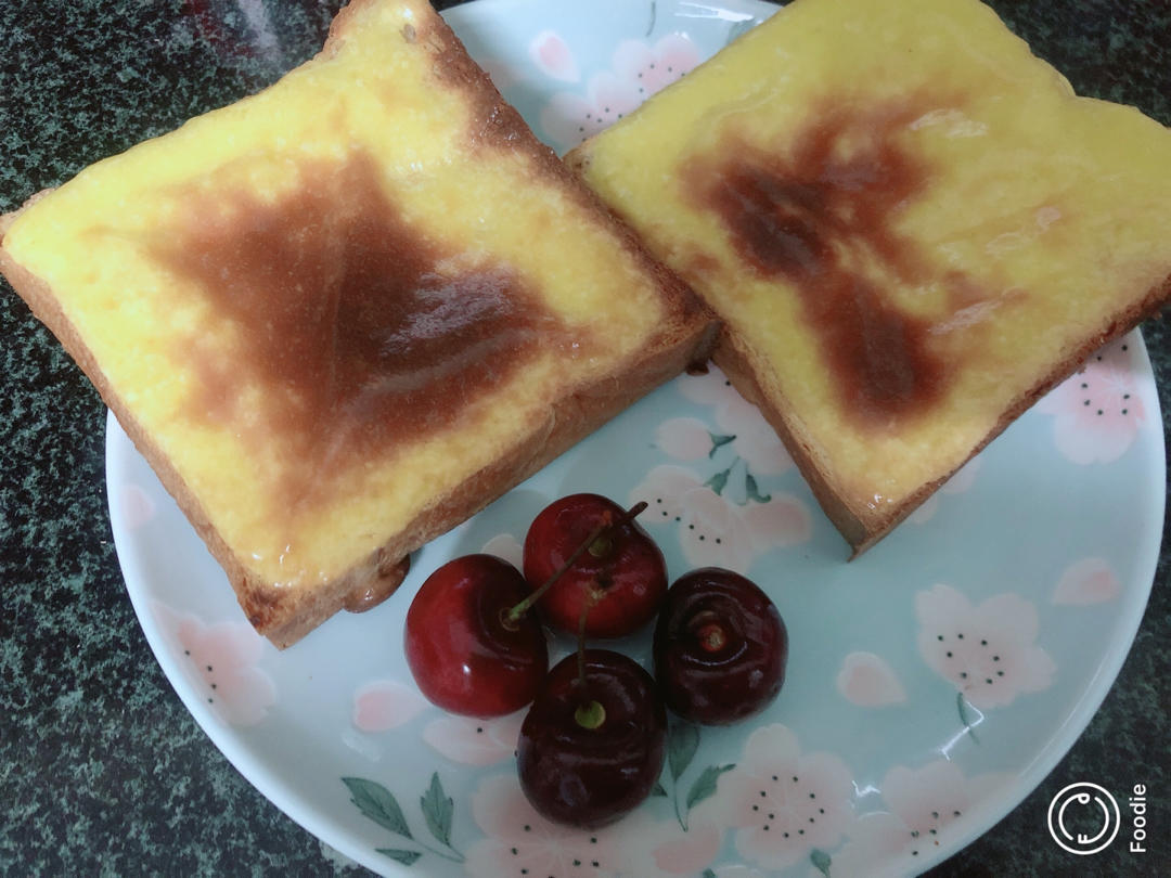 懒人版岩烧乳酪片快速消耗吐司片奶酪