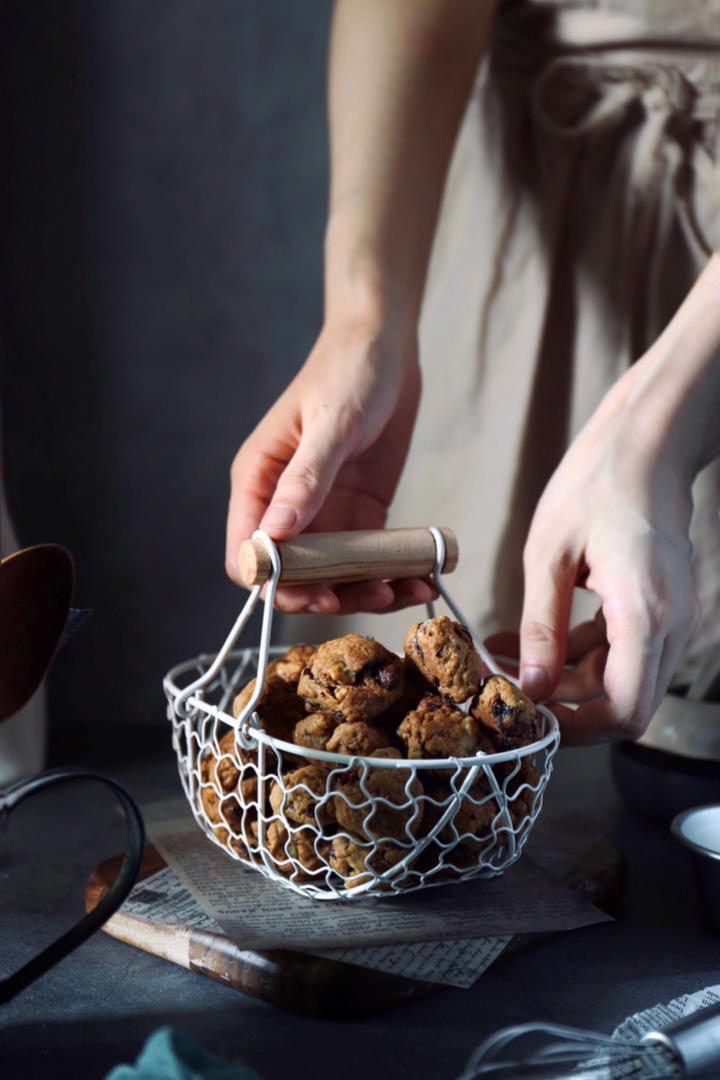 红糖核桃葡萄饼