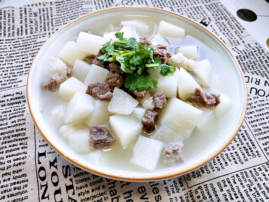 王筱沐做的牛肉萝卜汤