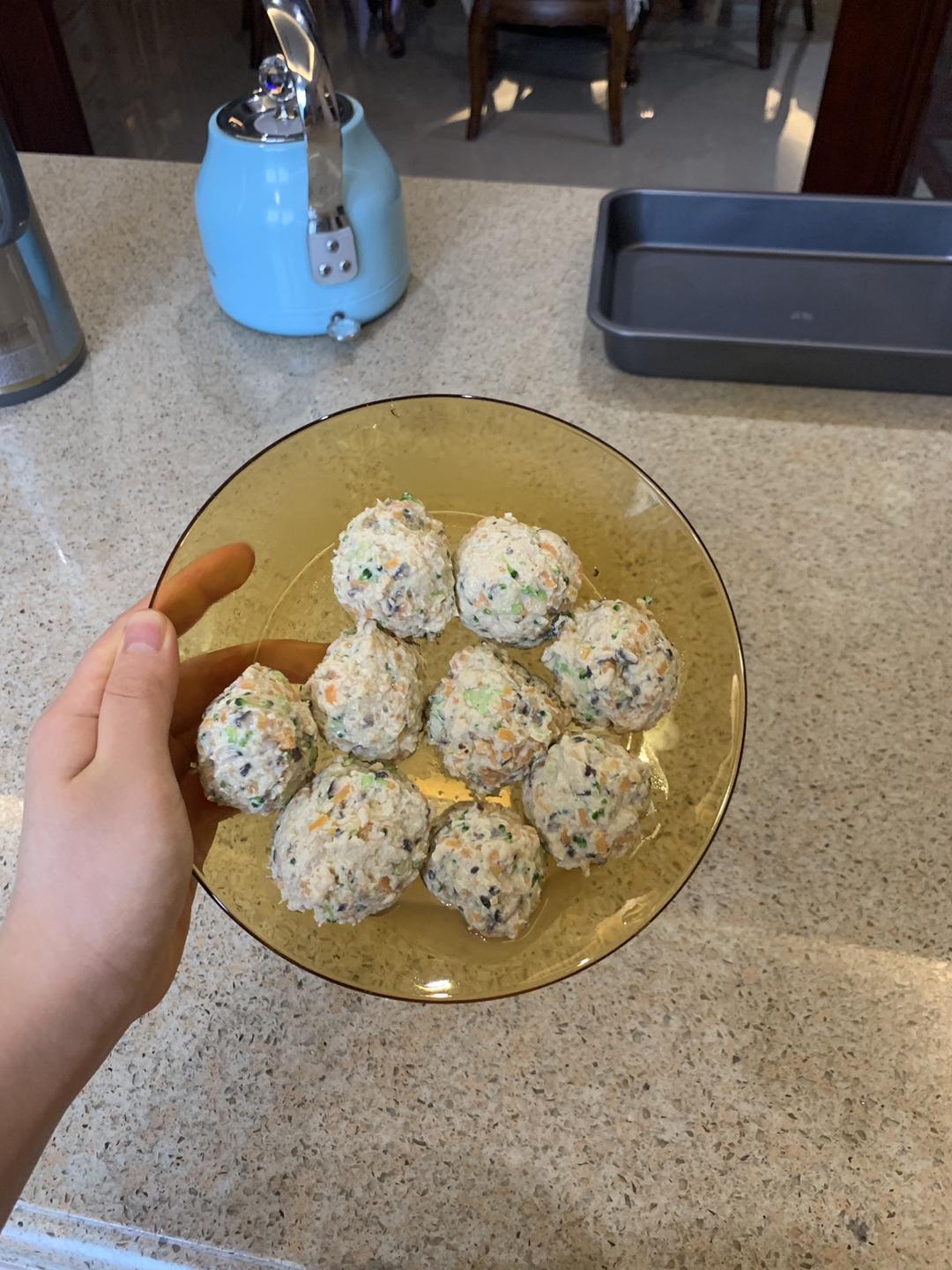 杂蔬鸡胸肉丸的做法