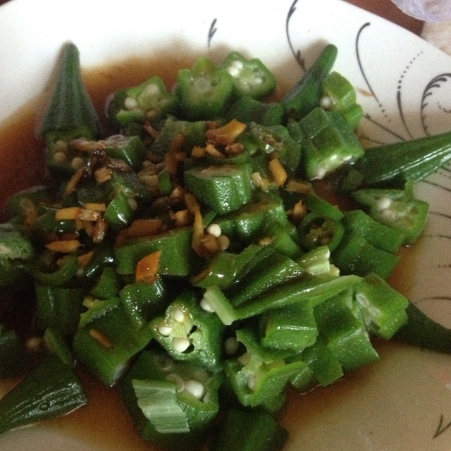 【白灼秋葵】清爽简单