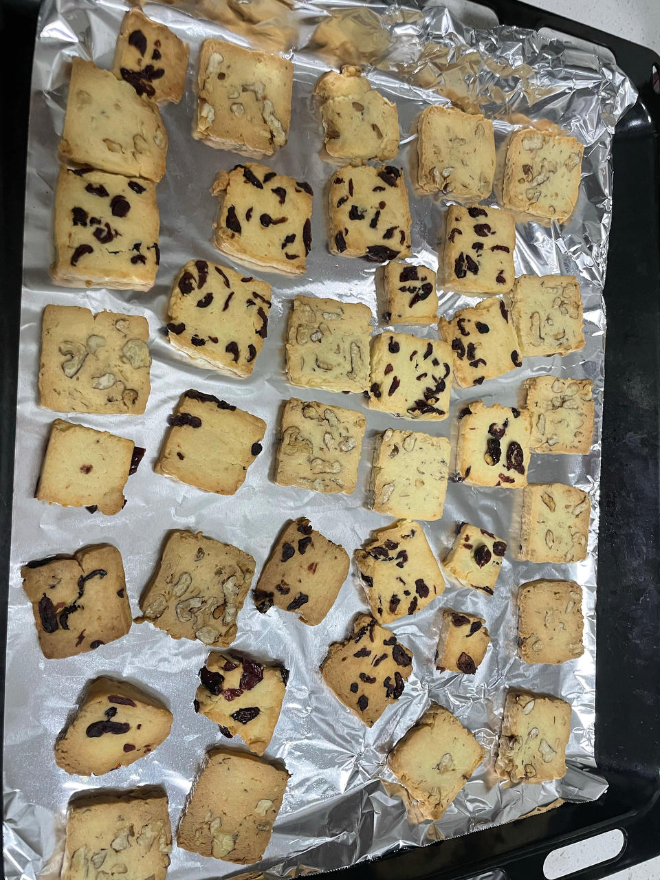低糖少油版蔓越莓饼干