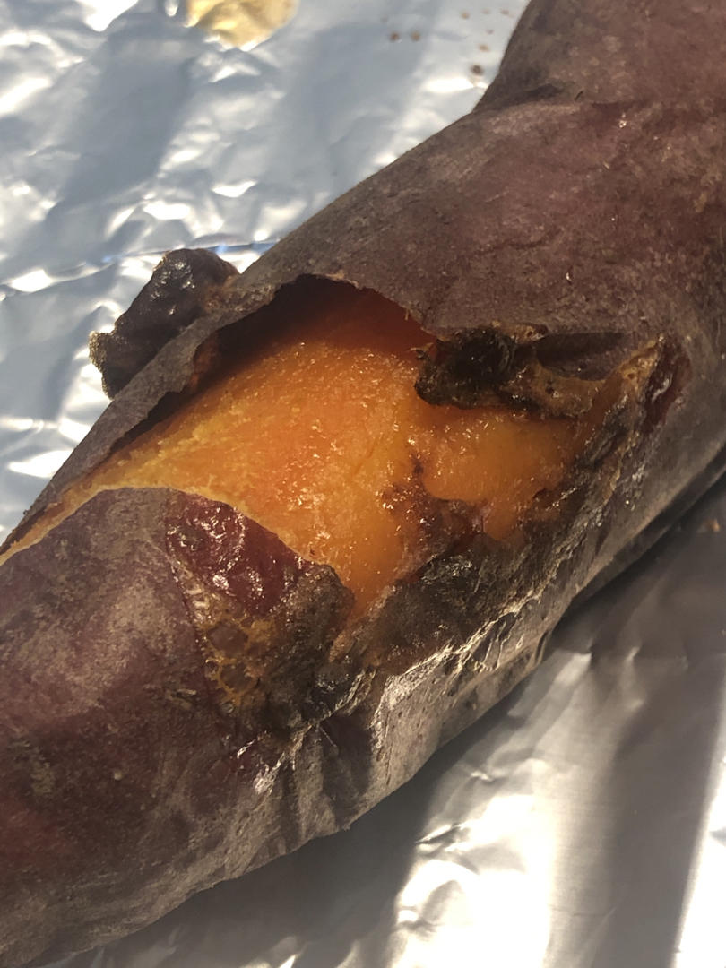 烤地瓜 普通地瓜只要【三步】就可以比外面卖的好吃，零厨艺，零失败，蜜汁流地瓜呀，孕期零食