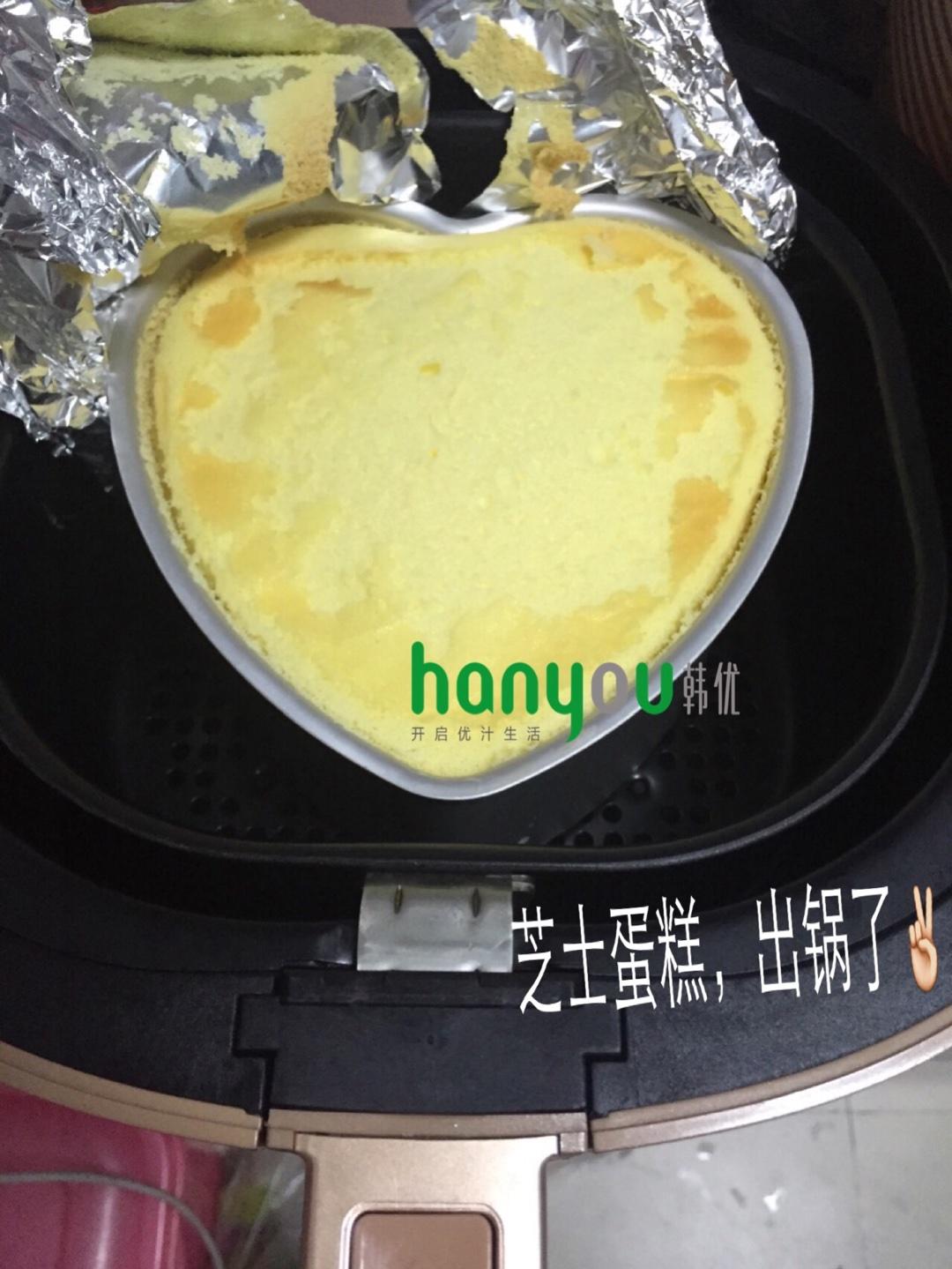 韩优空气炸锅版“芝士蛋糕”的做法 步骤9