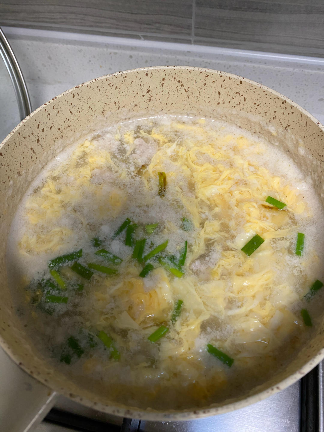 山药肉末鸡蛋羹