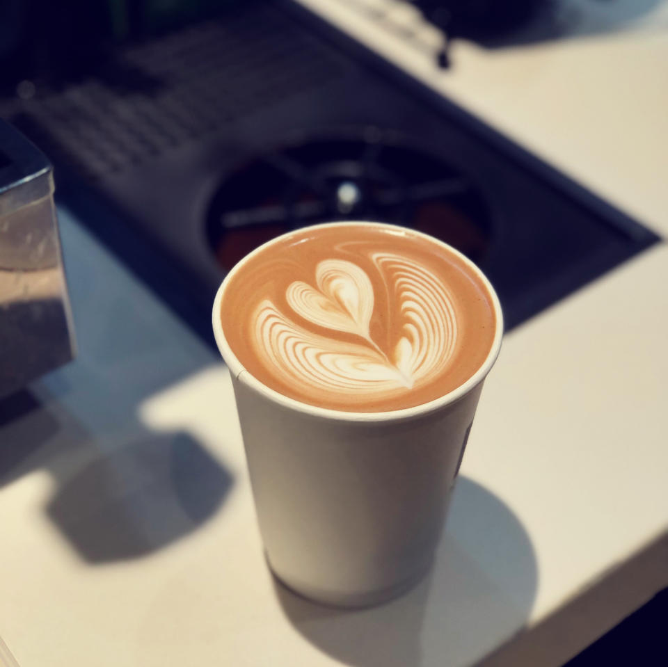 咖啡渣的拉花缸