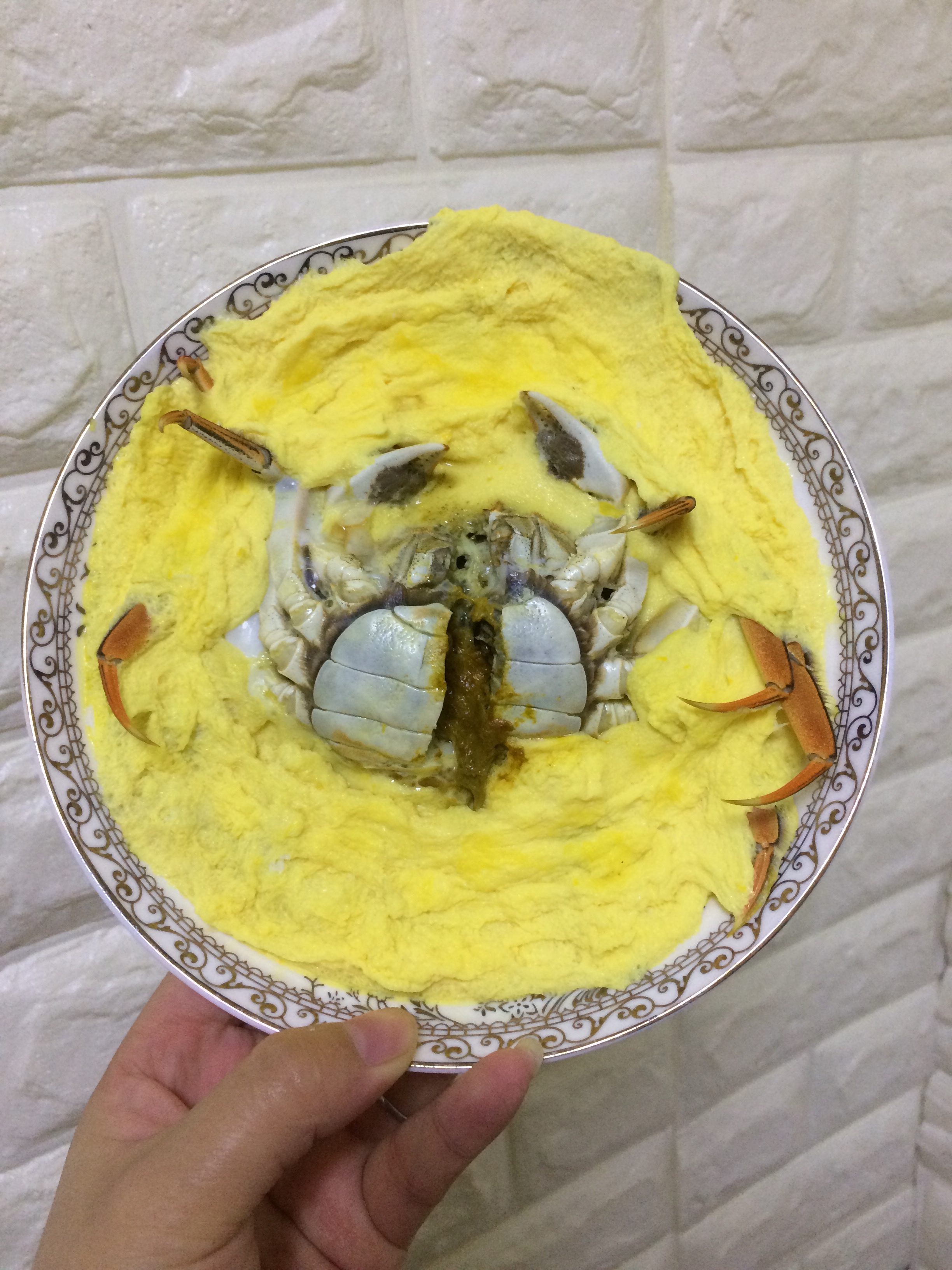 螃蟹🦀️蒸蛋的做法