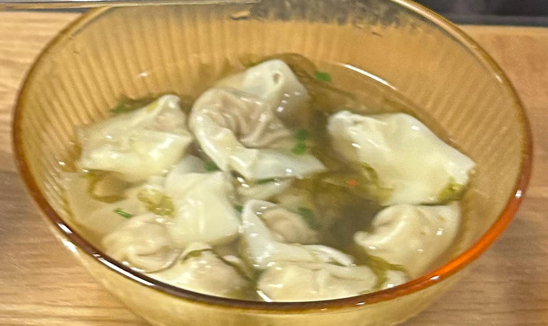 肉不柴的馄饨馅