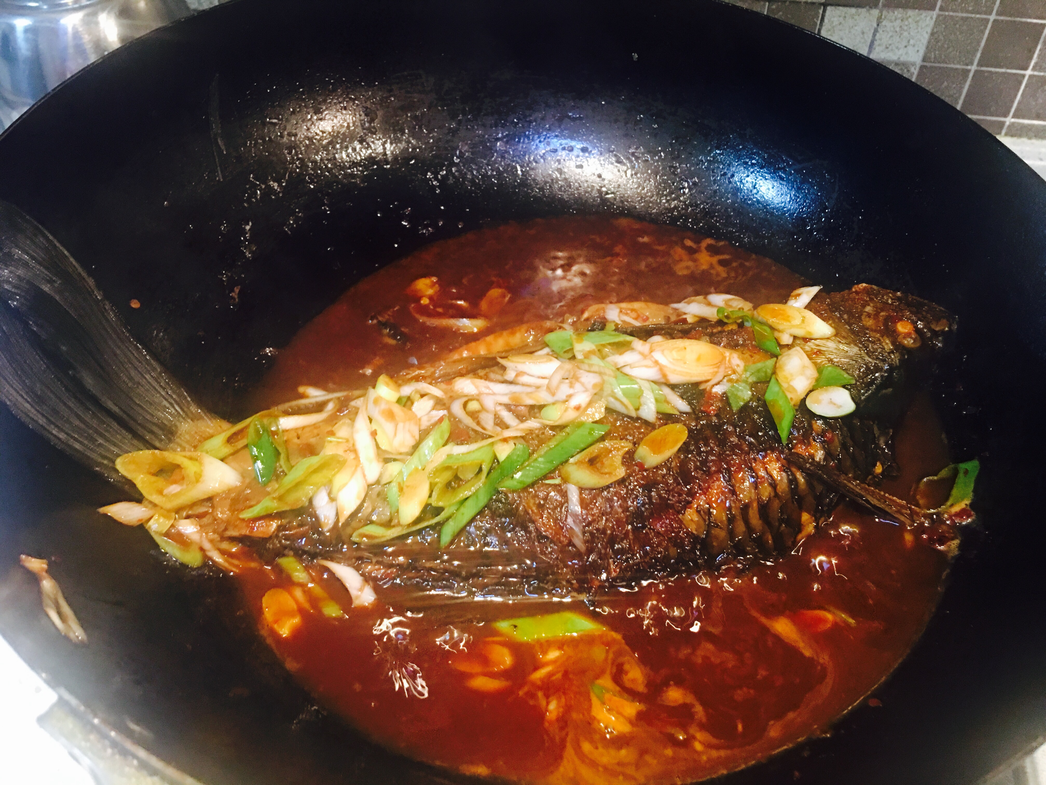 红烧豆豉鲫鱼（什么鱼都可以）的做法 步骤4