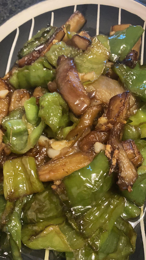 虎皮辣子烧茄子