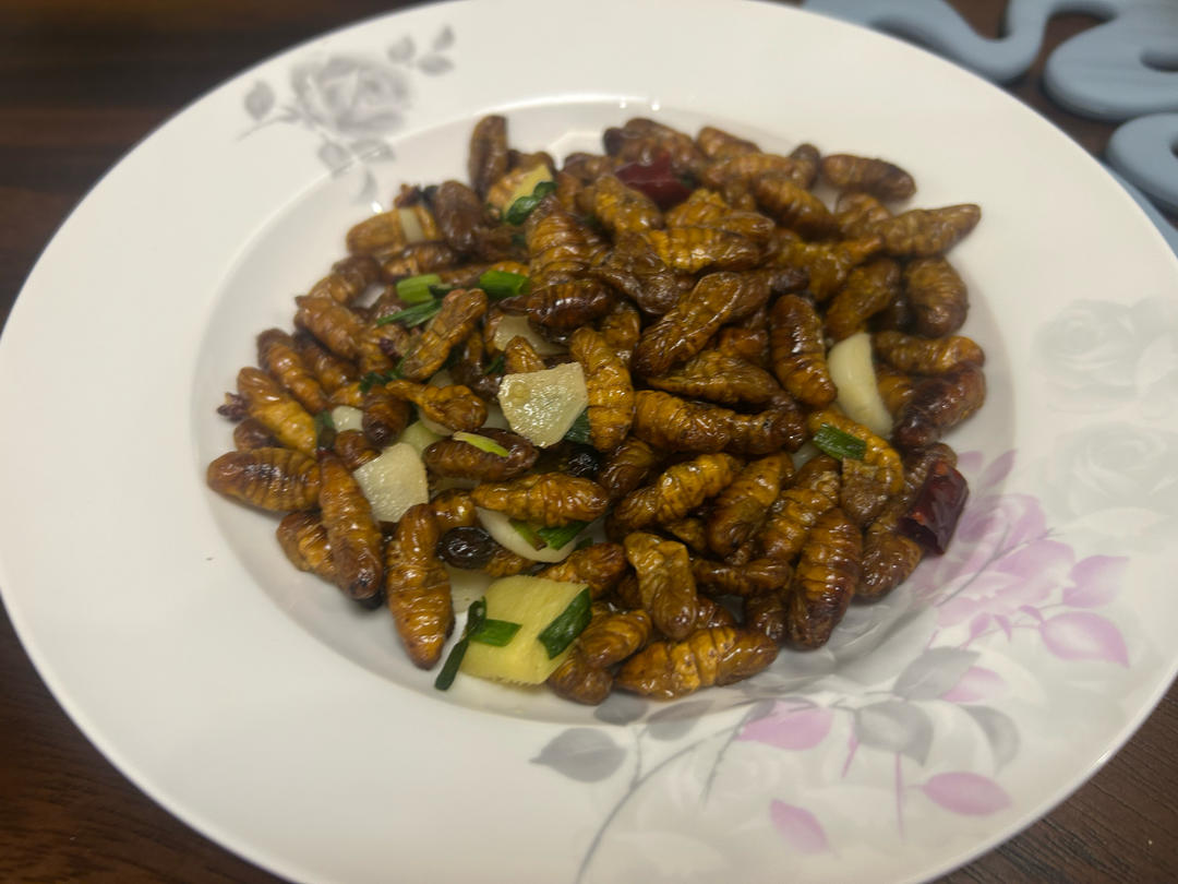干煸蚕蛹