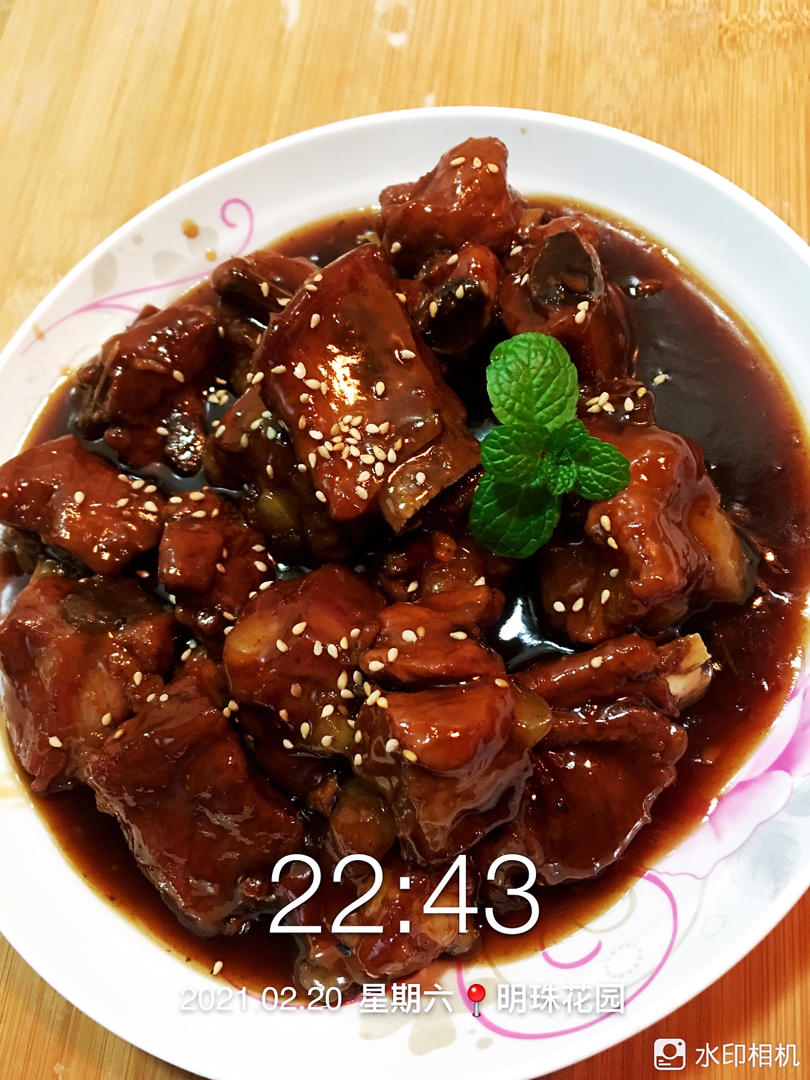 懒人版糖醋排骨