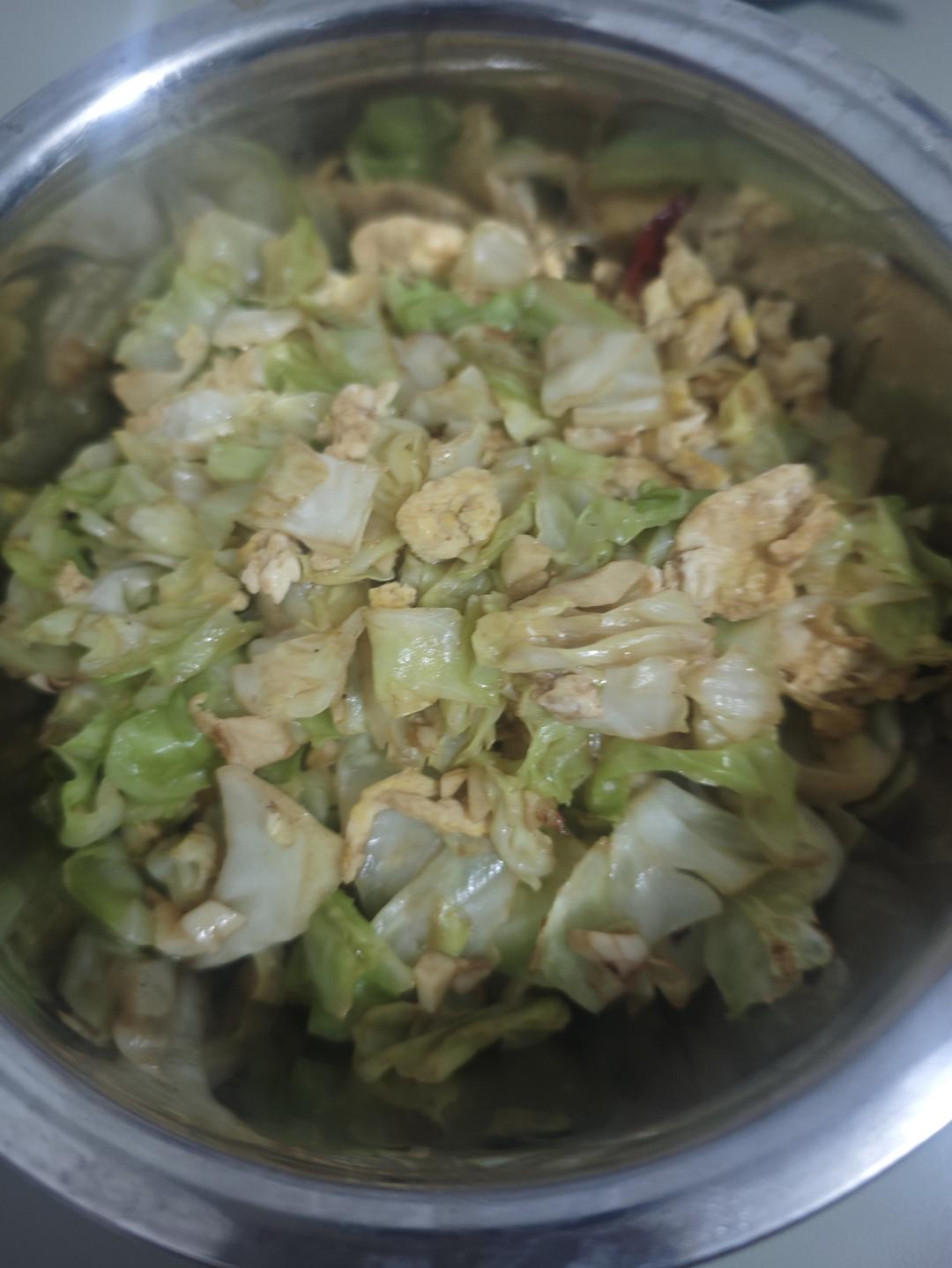 成功率百分之百的包菜炒粉丝