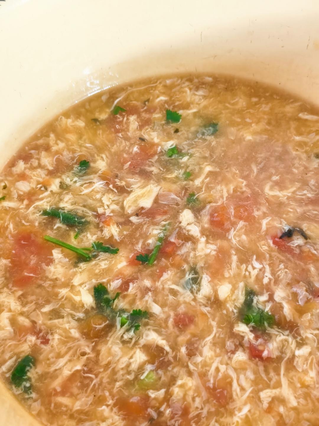 【跟我做不会错】简单又好喝的西红柿鸡蛋汤，家常又营养哦