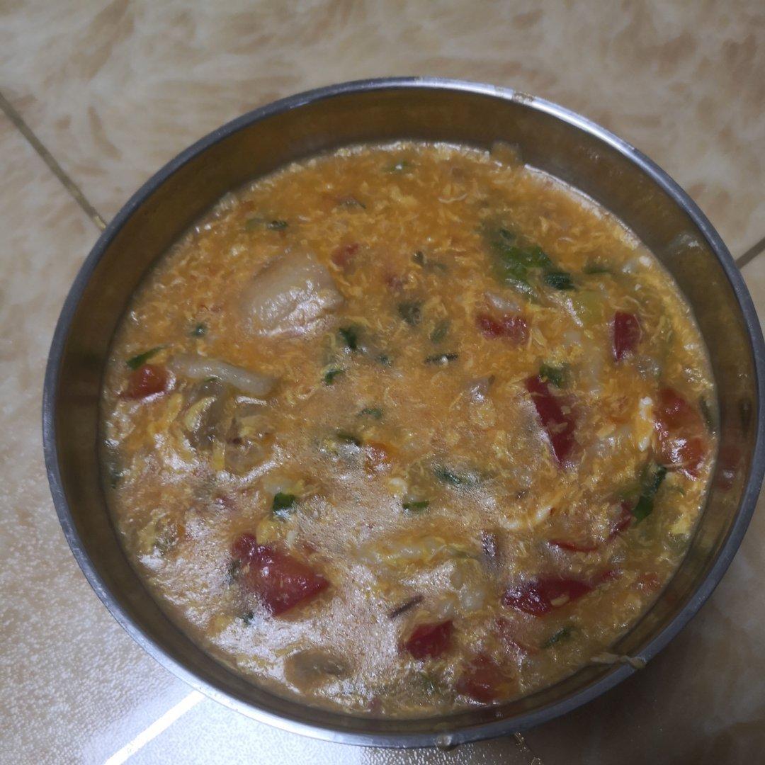 简单早餐-疙瘩汤