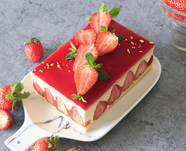 【熊谷裕子】法式草莓蛋糕Fraisier的做法