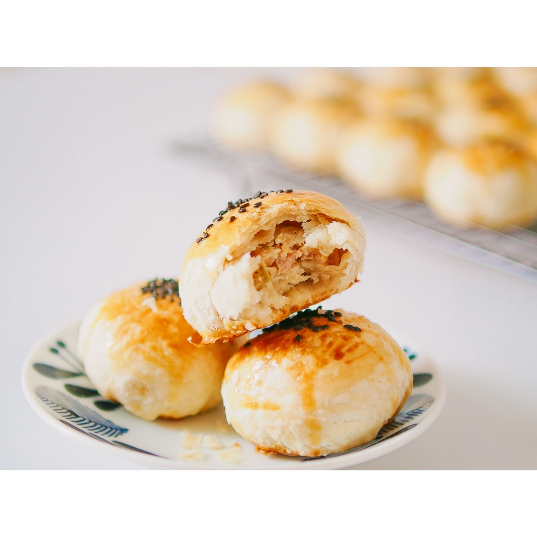 泳式鲜肉榨菜月饼