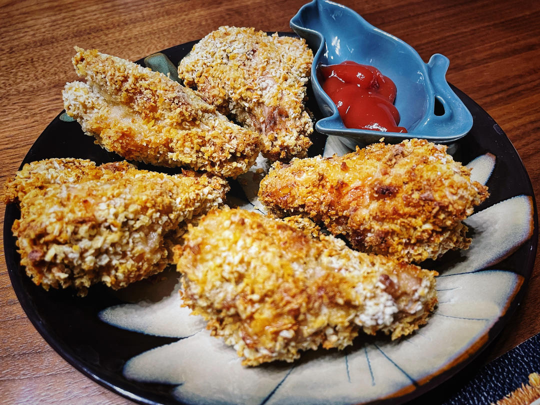 空气炸锅-媲美KFC的炸鸡琵琶腿-快手菜