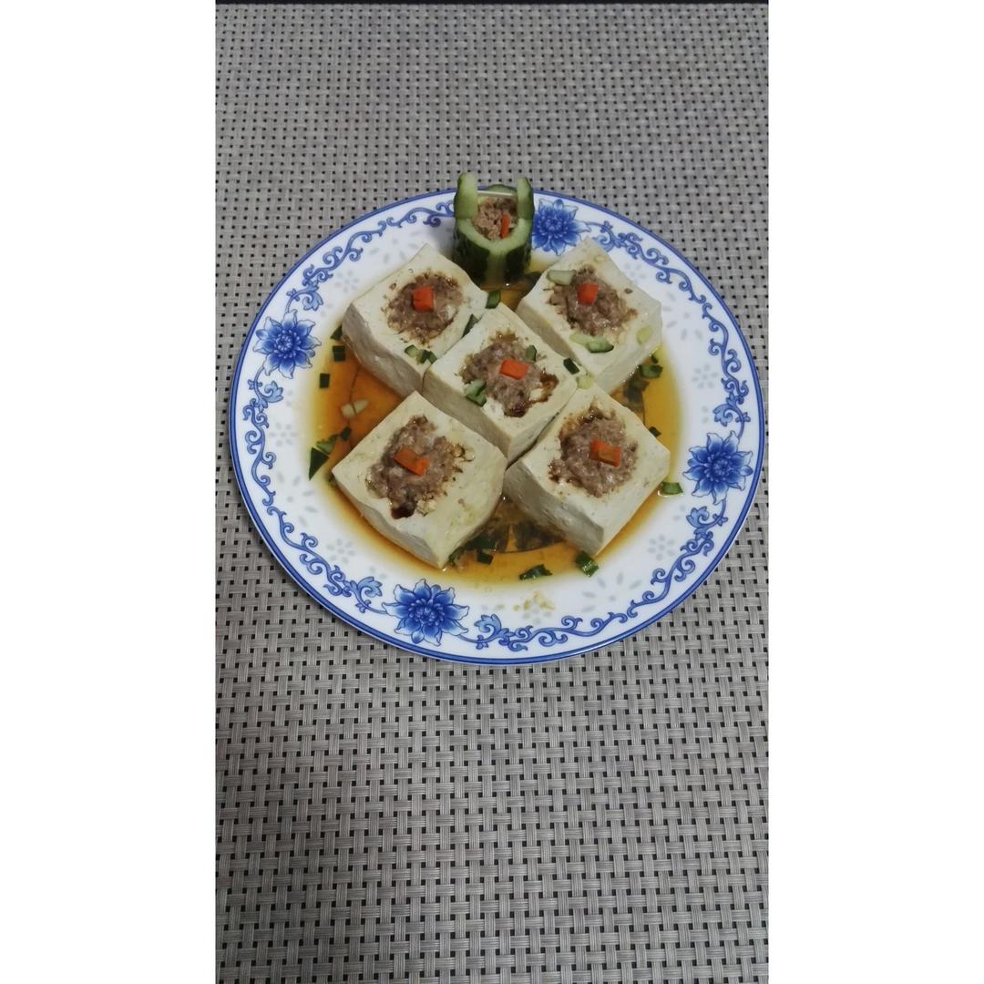 百花蒸豆腐