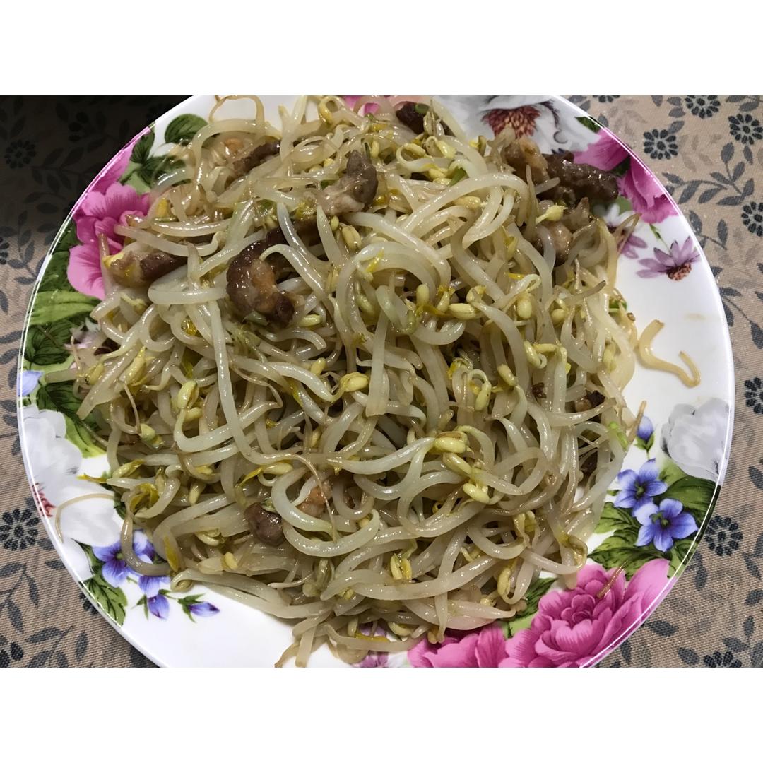 素炒豆芽