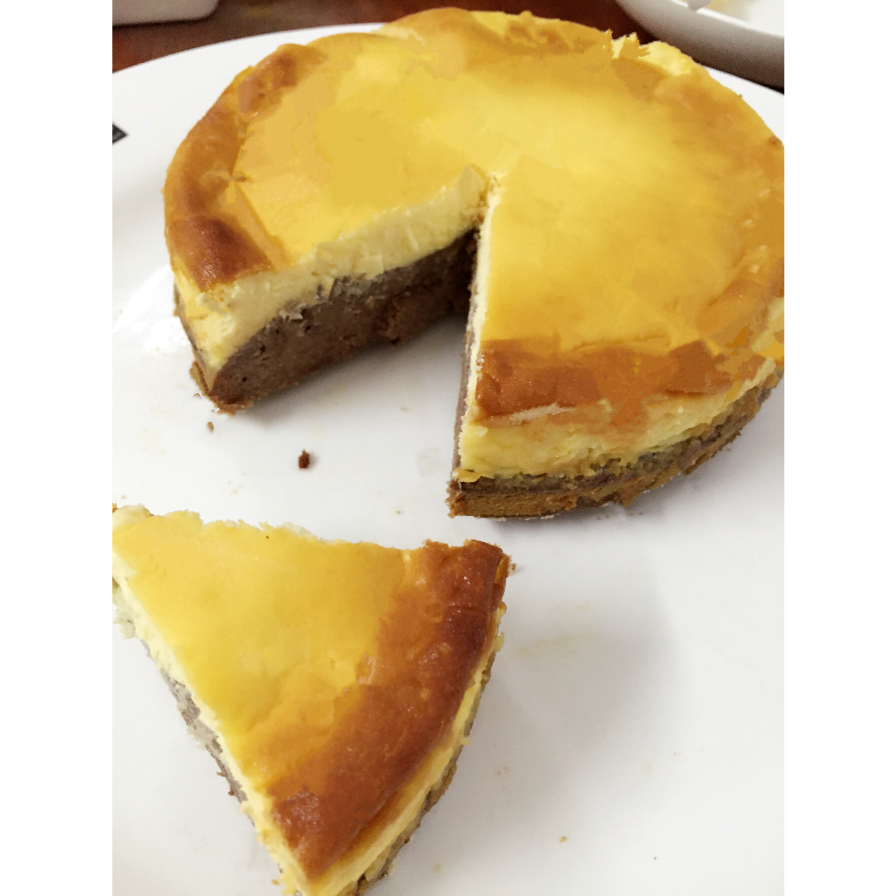 布朗尼芝士蛋糕