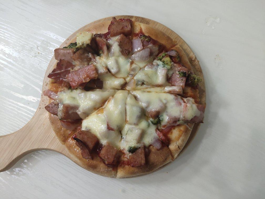 鲜虾培根披萨🍕