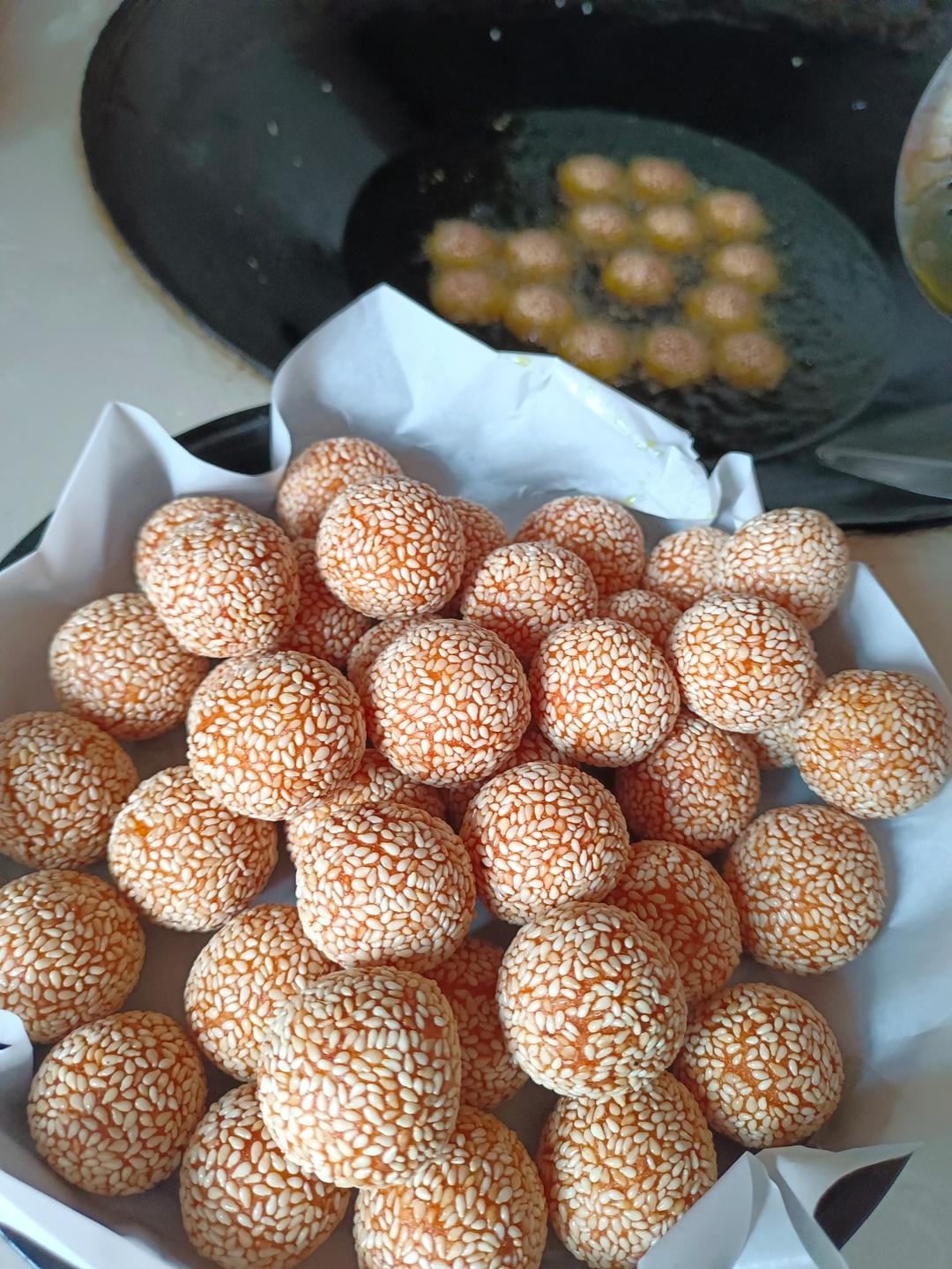 （紫薯，红薯，南瓜）芝麻球（新年美食）