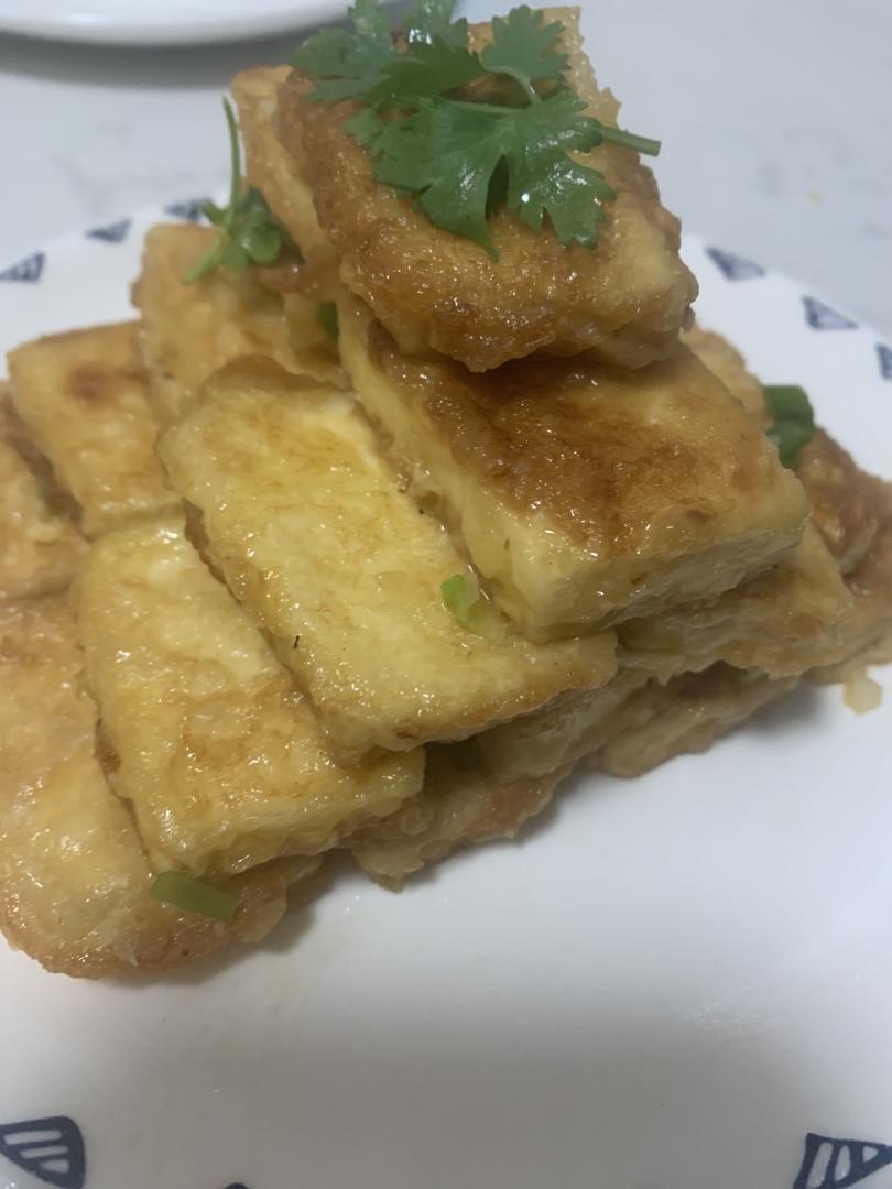 无敌好吃的香煎豆腐