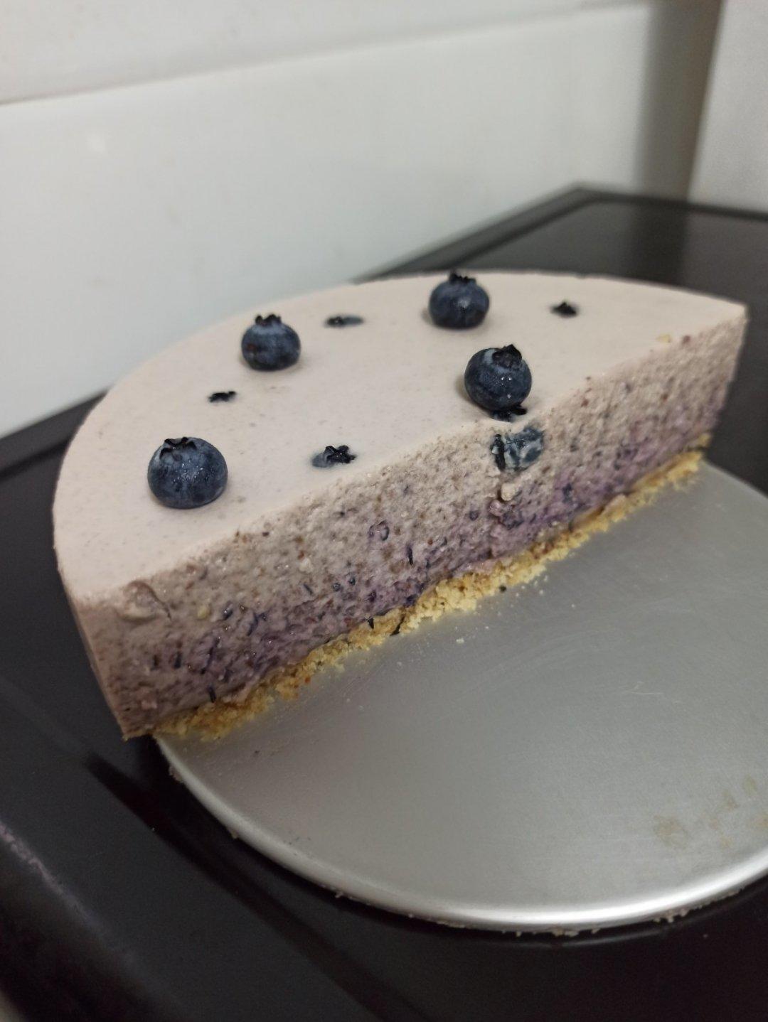6寸蓝莓酸奶慕斯蛋糕(无糖)