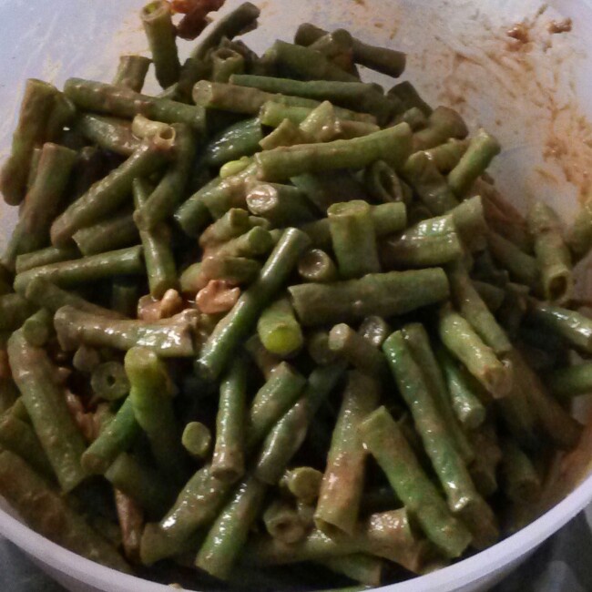 蒜泥长豇豆